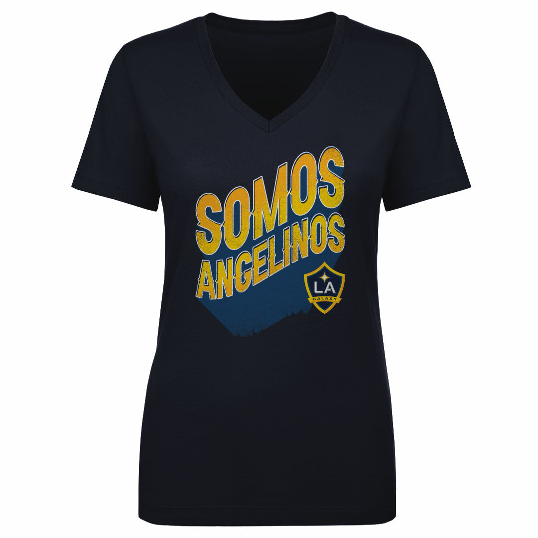 LA Galaxy Women's V-Neck T-Shirt | 500 LEVEL