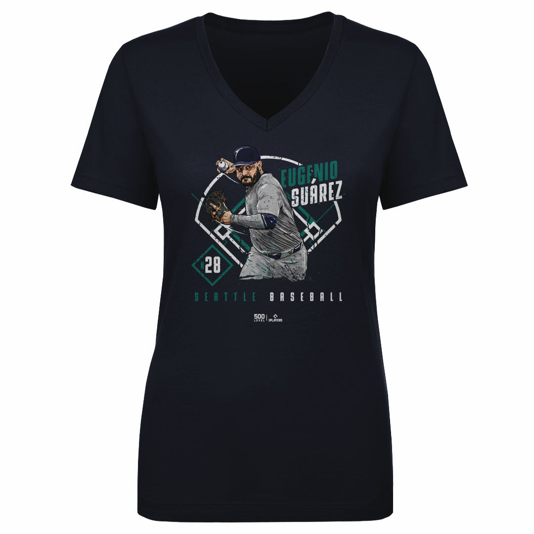 Eugenio Suarez Women's V-Neck T-Shirt | 500 LEVEL