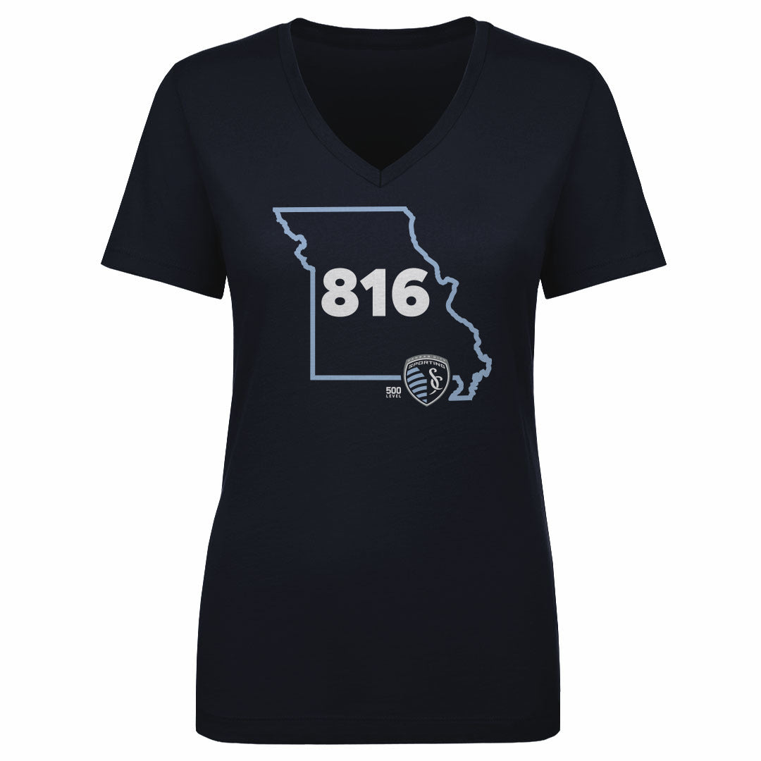 Sporting Kansas City Women's V-Neck T-Shirt | 500 LEVEL