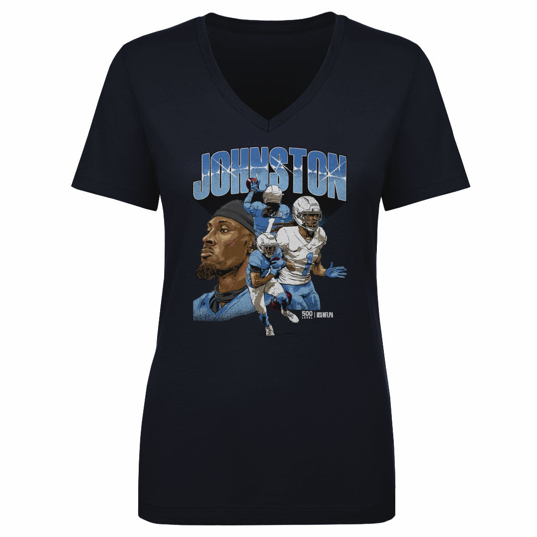 Quentin Johnston Women's V-Neck T-Shirt | 500 LEVEL