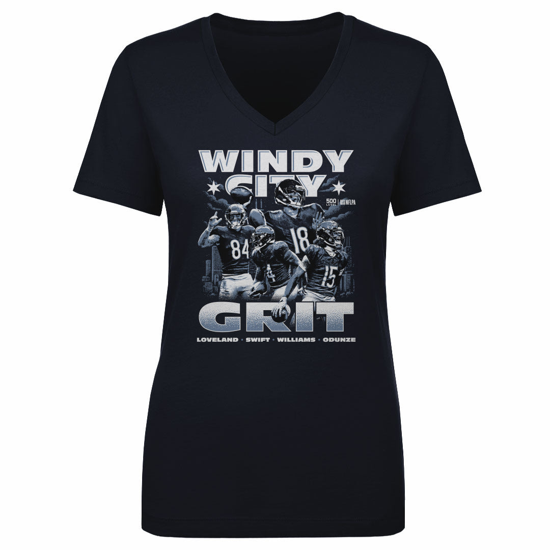 Caleb Williams Women's V-Neck T-Shirt | 500 LEVEL