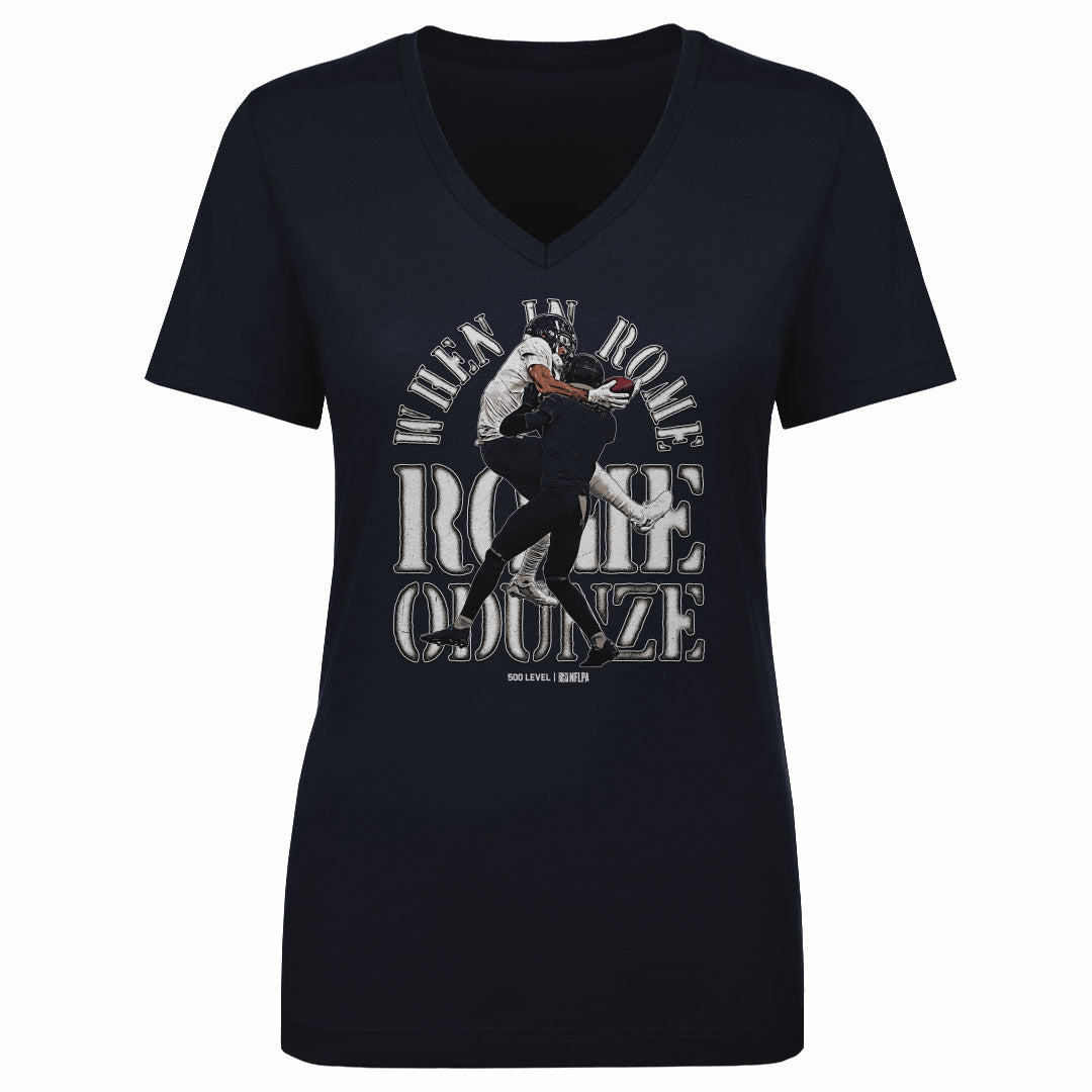 Rome Odunze Women's V-Neck T-Shirt | 500 LEVEL
