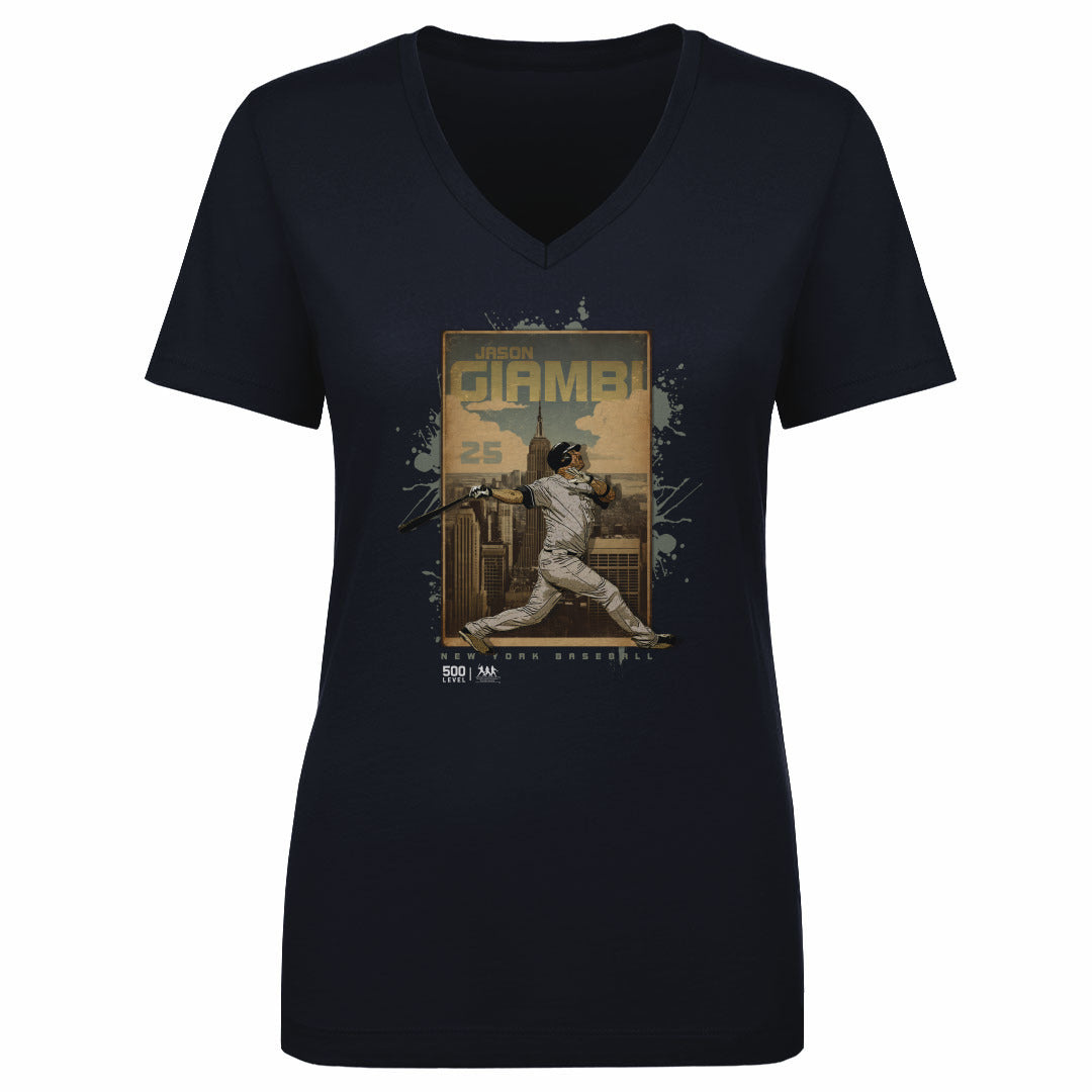 Jason Giambi Women's V-Neck T-Shirt | 500 LEVEL