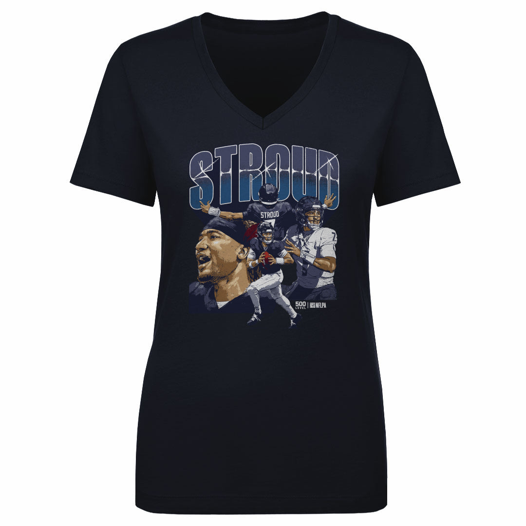 C.J. Stroud Women's V-Neck T-Shirt | 500 LEVEL