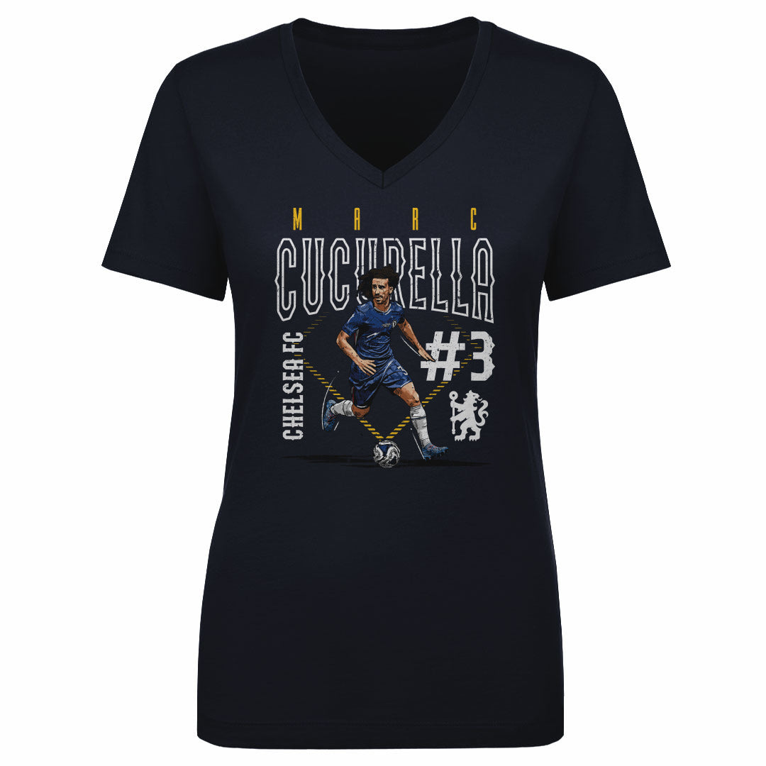 Marc Cucurella Women's V-Neck T-Shirt | 500 LEVEL