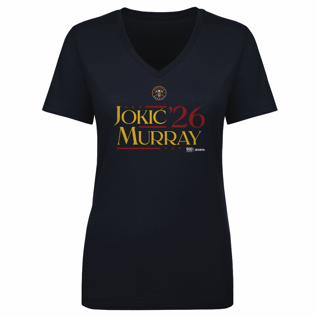 Nikola Jokic Women's V-Neck T-Shirt | 500 LEVEL