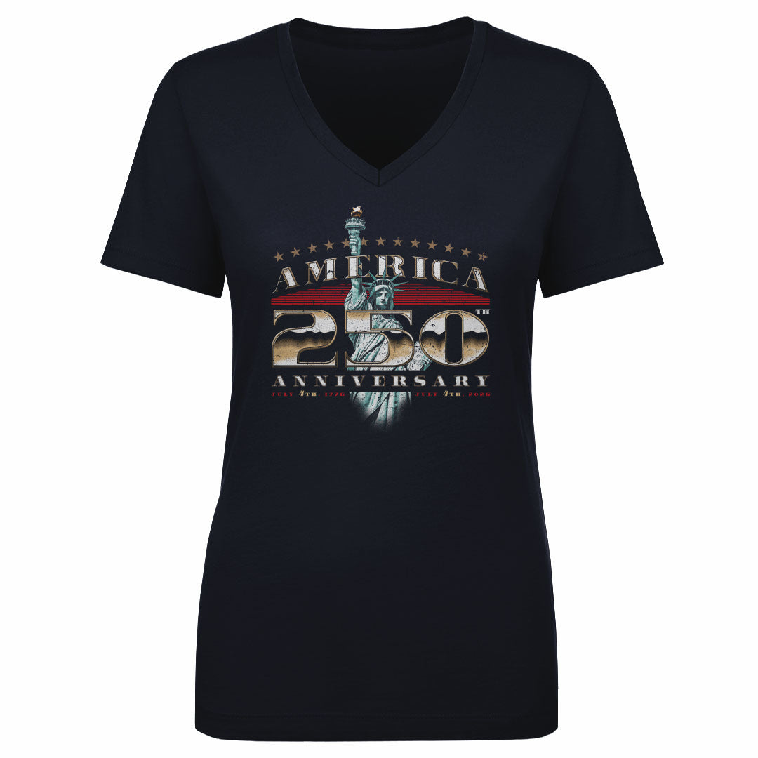 USA Women's V-Neck T-Shirt | 500 LEVEL