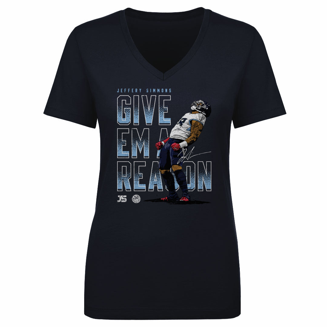 Give Em A Reason Women's V-Neck T-Shirt | 500 LEVEL