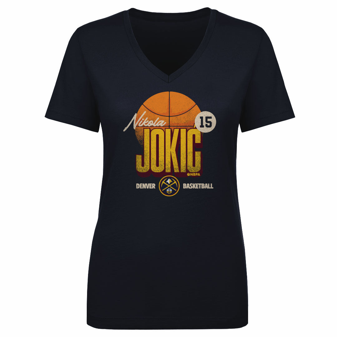 Nikola Jokic Women's V-Neck T-Shirt | 500 LEVEL