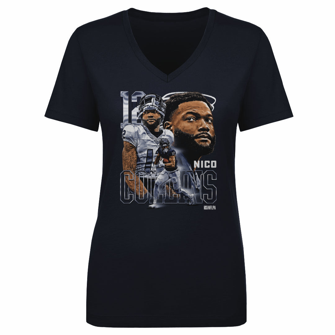 Nico Collins Women's V-Neck T-Shirt | 500 LEVEL