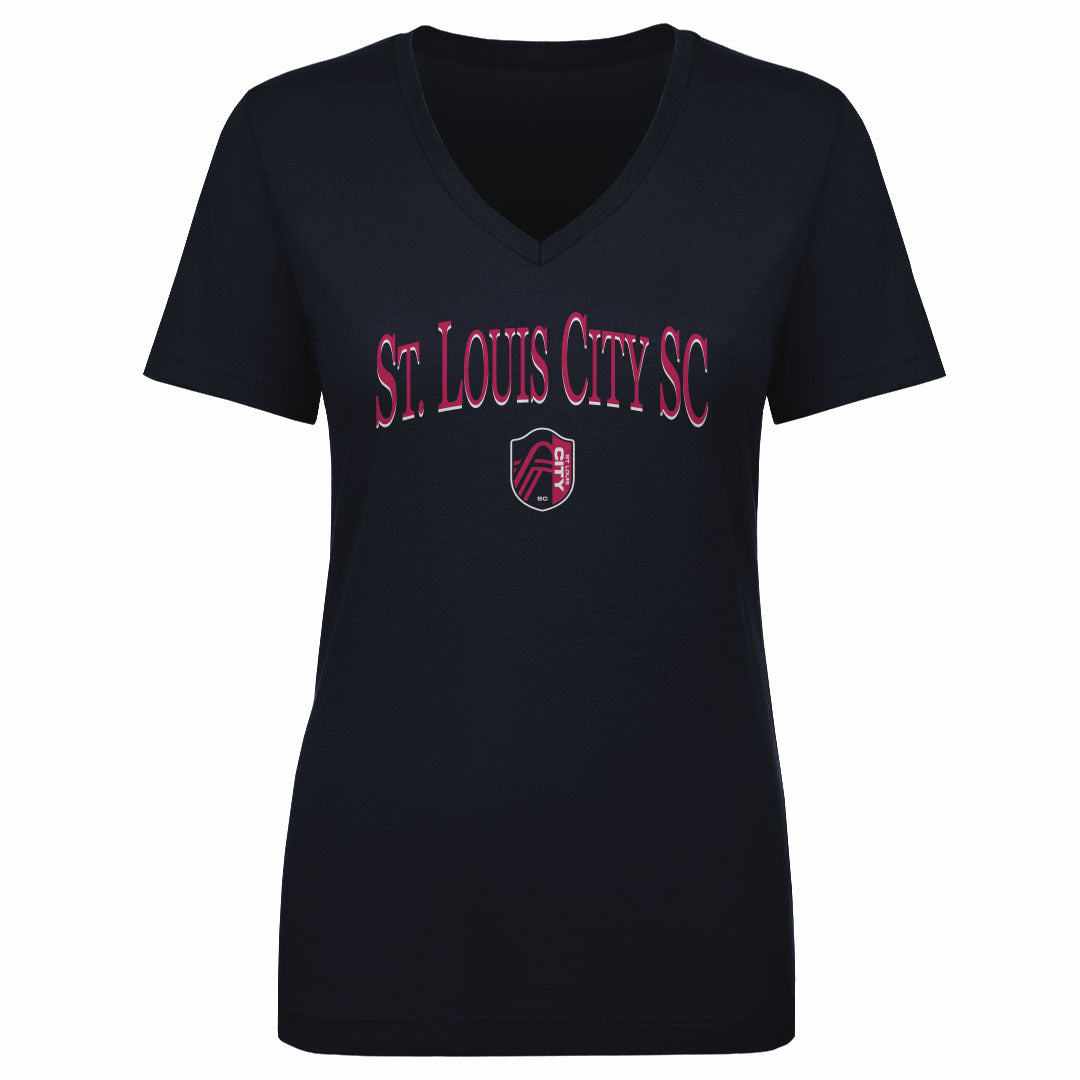 St. Louis City SC Women's V-Neck T-Shirt | 500 LEVEL