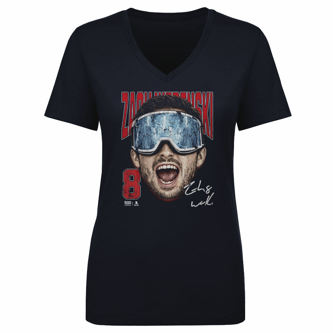 Zach Werenski Women's V-Neck T-Shirt | 500 LEVEL