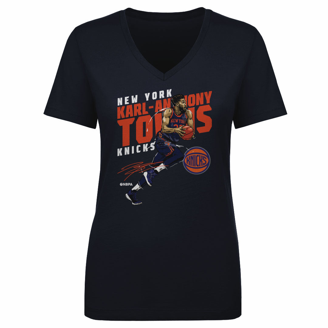 Karl-Anthony Towns Women's V-Neck T-Shirt | 500 LEVEL