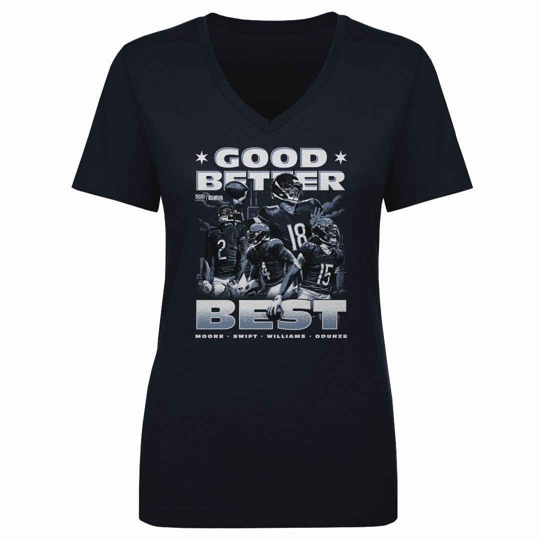 Caleb Williams Women's V-Neck T-Shirt | 500 LEVEL