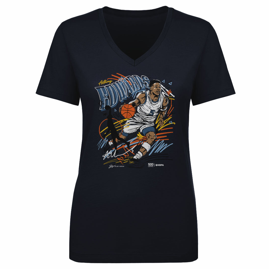 Anthony Edwards Women's V-Neck T-Shirt | 500 LEVEL
