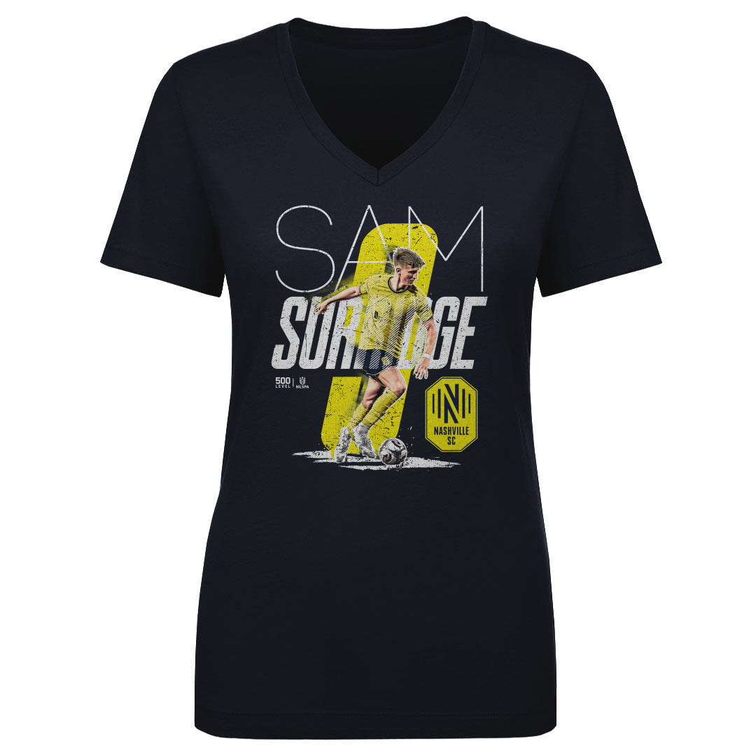 Sam Surridge Women's V-Neck T-Shirt | 500 LEVEL