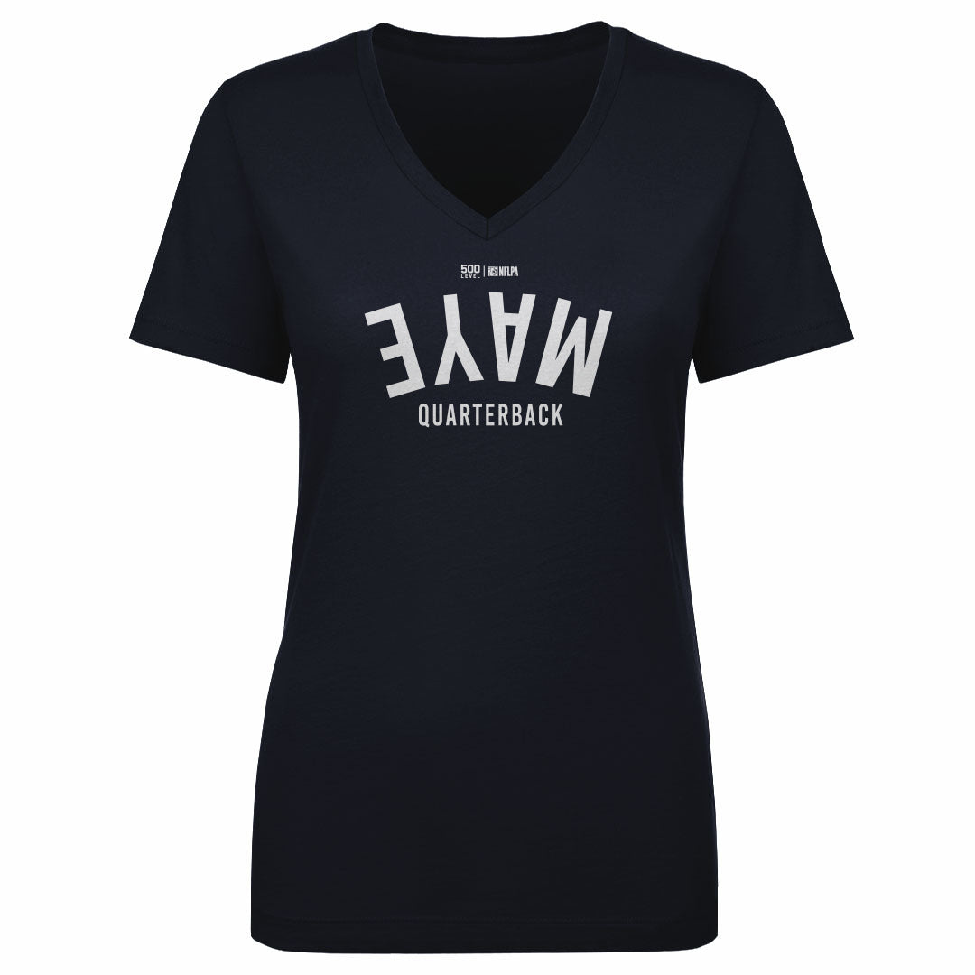 Drake Maye Women's V-Neck T-Shirt | 500 LEVEL