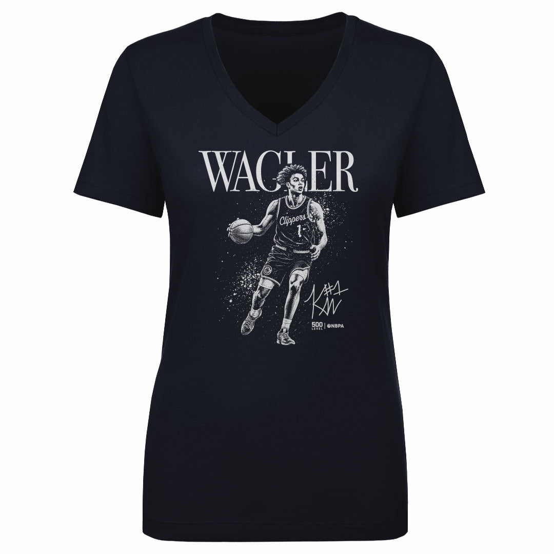 Keaton Wagler Women's V-Neck T-Shirt | 500 LEVEL