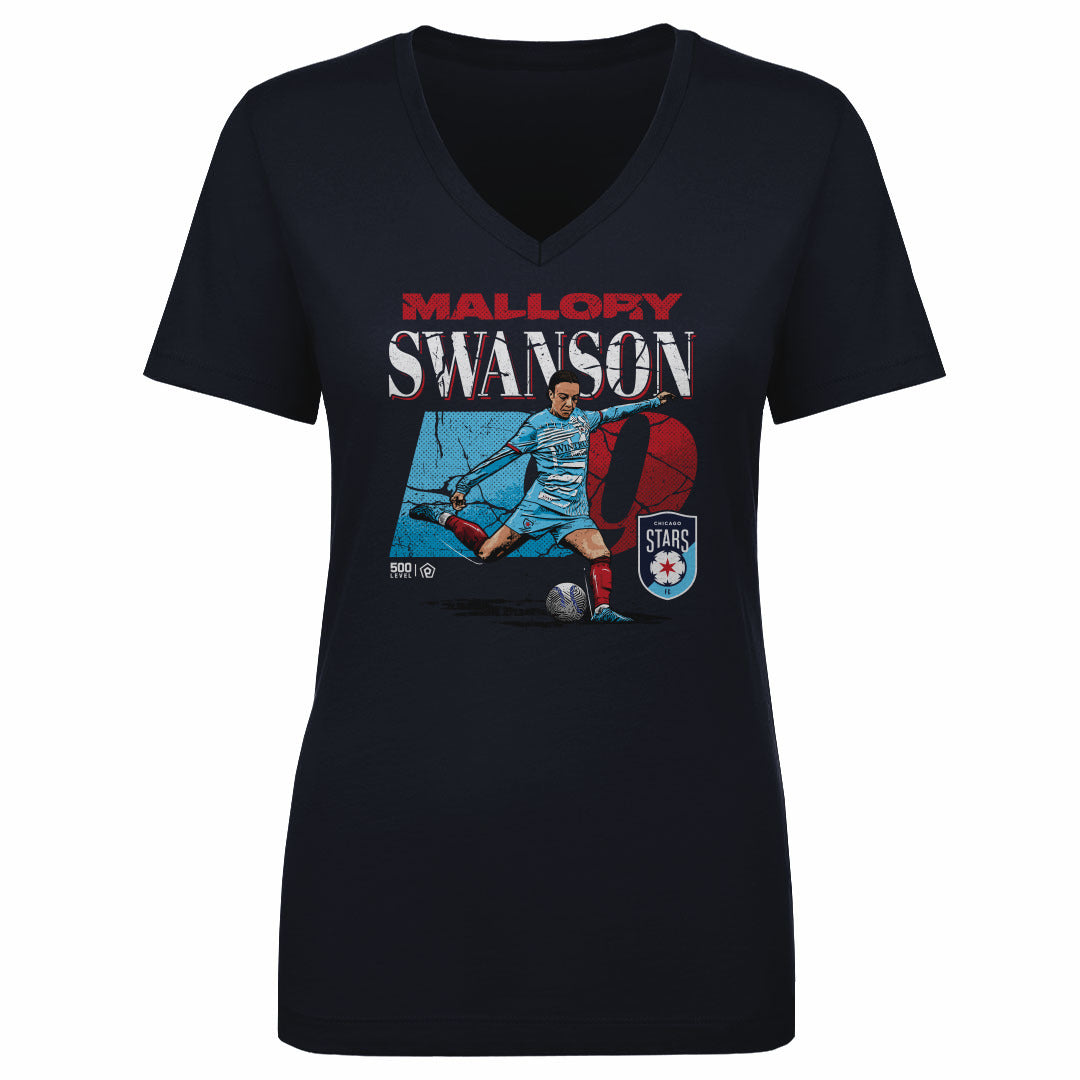 Mallory Swanson Women's V-Neck T-Shirt | 500 LEVEL