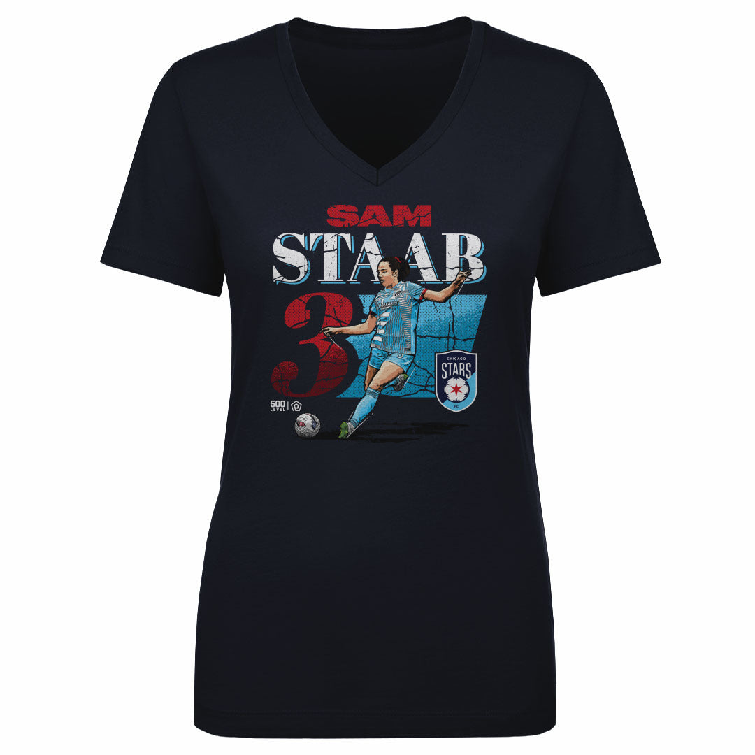 Sam Staab Women's V-Neck T-Shirt | 500 LEVEL