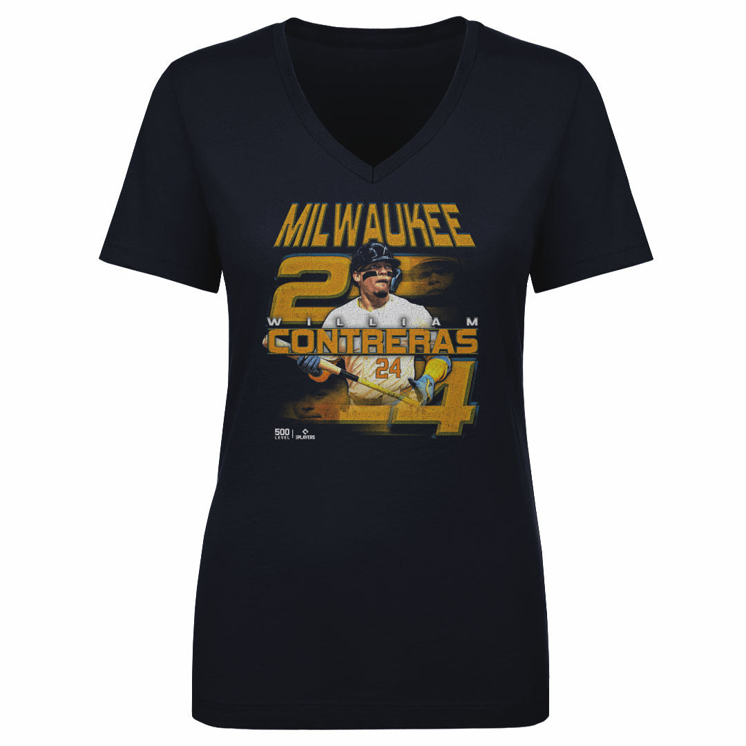 William Contreras Women's V-Neck T-Shirt | 500 LEVEL