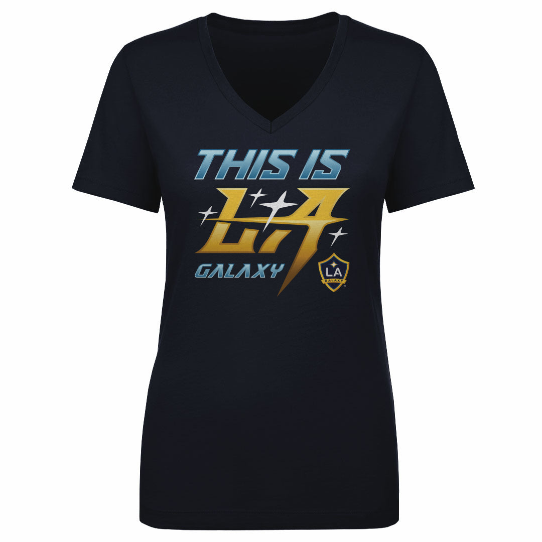 LA Galaxy Women's V-Neck T-Shirt | 500 LEVEL