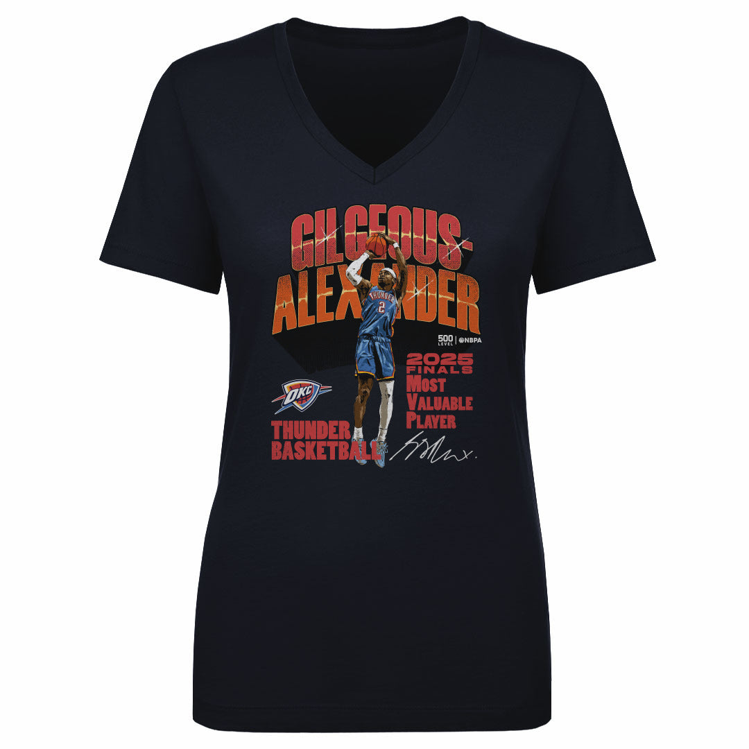 Shai Gilgeous-Alexander Women's V-Neck T-Shirt | 500 LEVEL