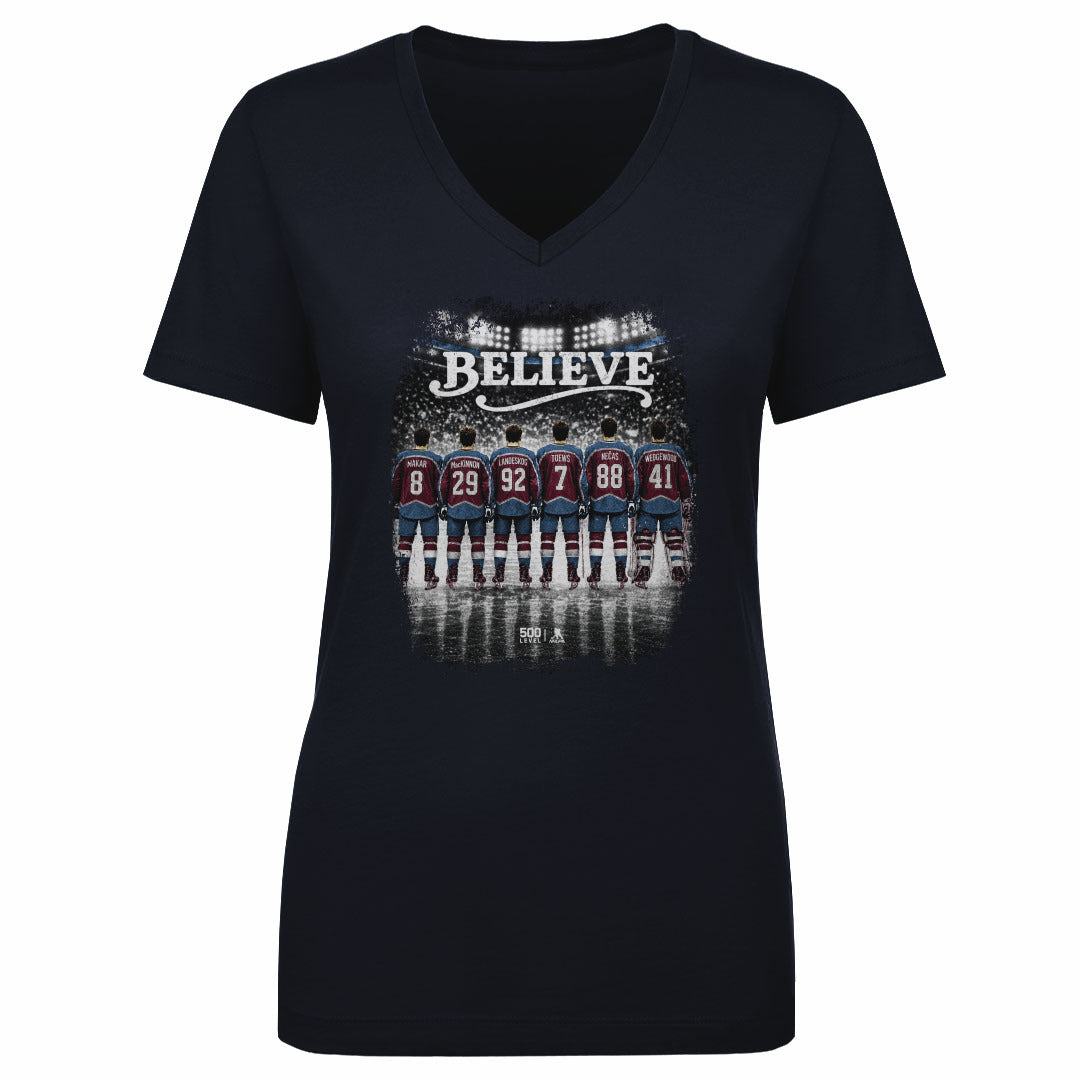 Colorado Hockey Women's V-Neck T-Shirt | 500 LEVEL