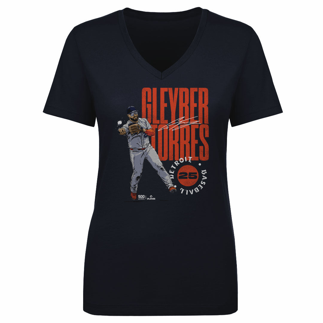 Gleyber Torres Women's V-Neck T-Shirt | 500 LEVEL