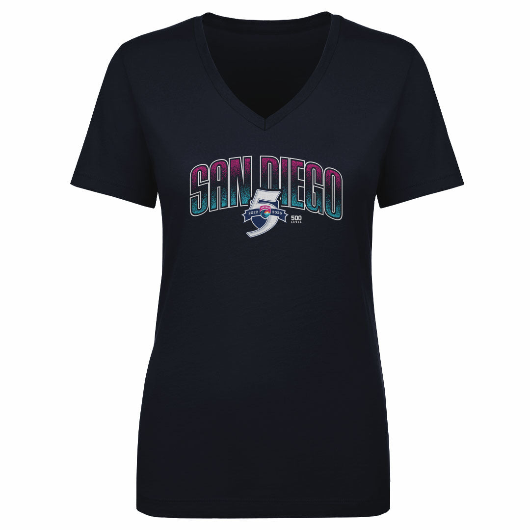 San Diego Wave FC Women's V-Neck T-Shirt | 500 LEVEL