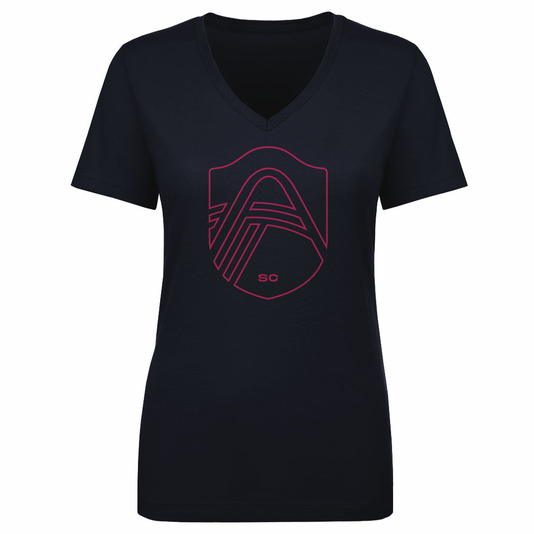 St. Louis City SC Women's V-Neck T-Shirt | 500 LEVEL