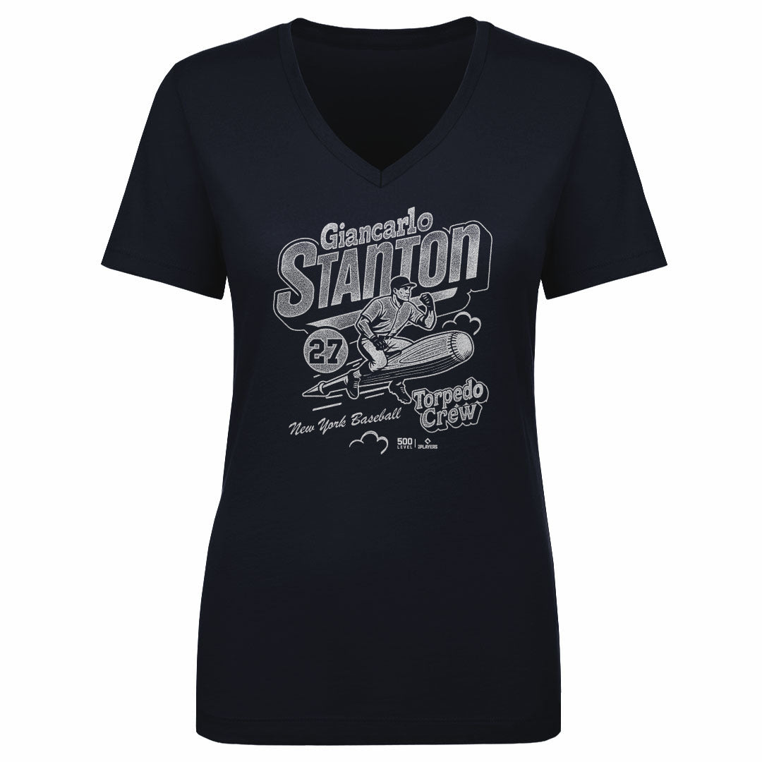 Giancarlo Stanton Women's V-Neck T-Shirt | 500 LEVEL