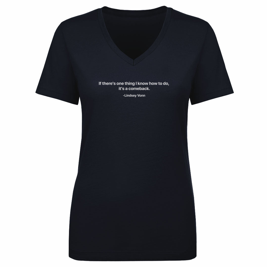 Lindsey Vonn Women's V-Neck T-Shirt | 500 LEVEL
