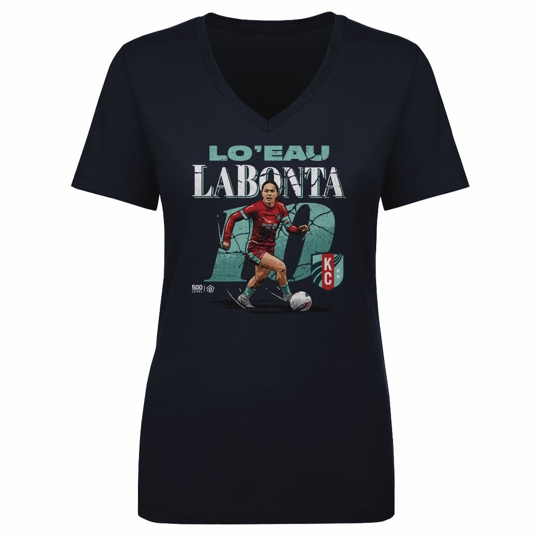 Lo'eau LaBonta Women's V-Neck T-Shirt | 500 LEVEL