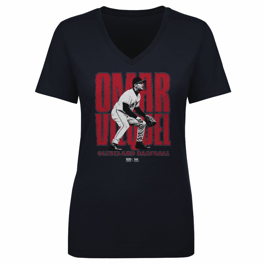 Omar Vizquel Women's V-Neck T-Shirt | 500 LEVEL