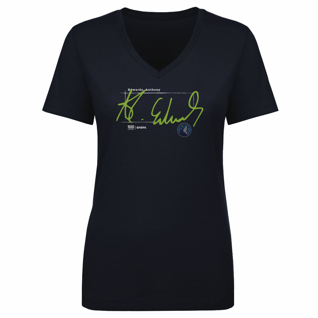 Anthony Edwards Women's V-Neck T-Shirt | 500 LEVEL