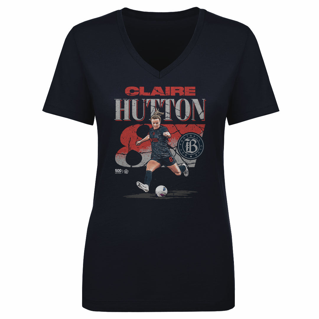 Claire Hutton Women's V-Neck T-Shirt | 500 LEVEL