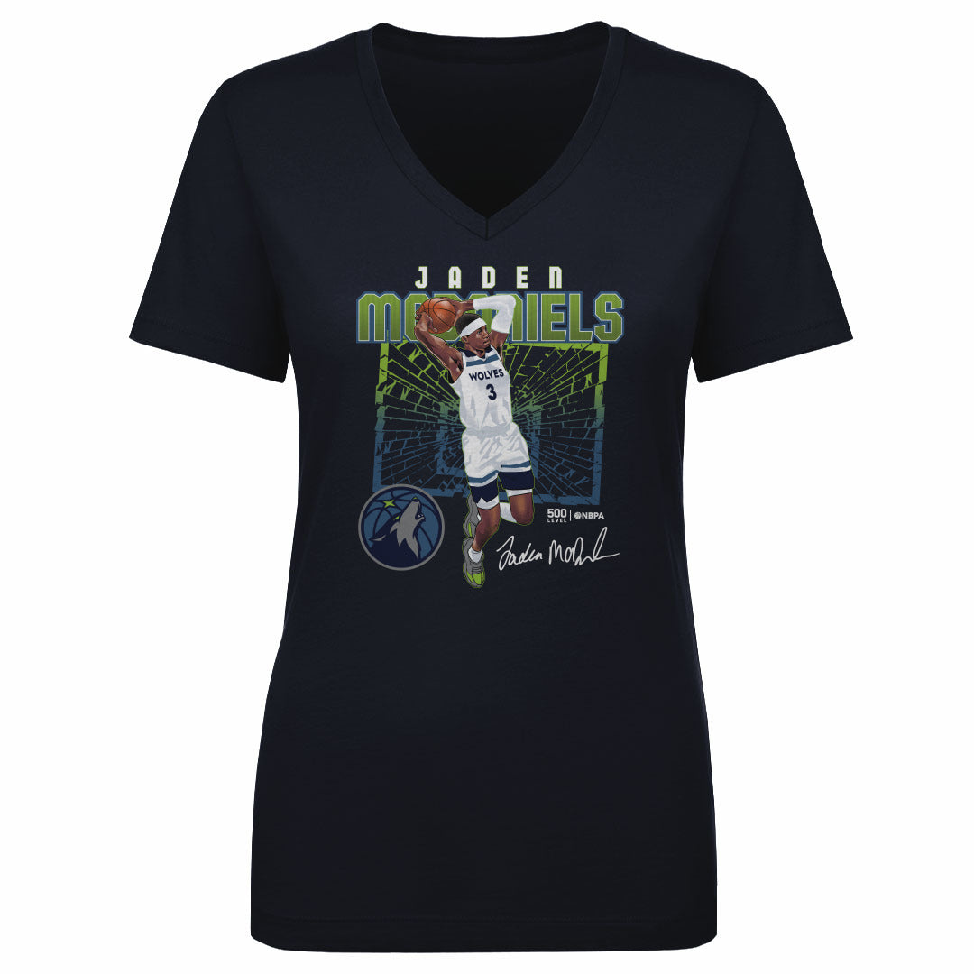 Jaden McDaniels Women's V-Neck T-Shirt | 500 LEVEL