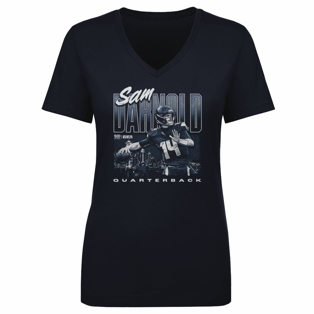 Sam Darnold Women's V-Neck T-Shirt | 500 LEVEL
