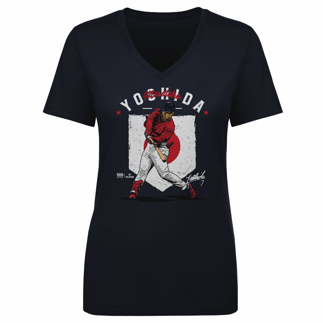 Masataka Yoshida Women's V-Neck T-Shirt | 500 LEVEL