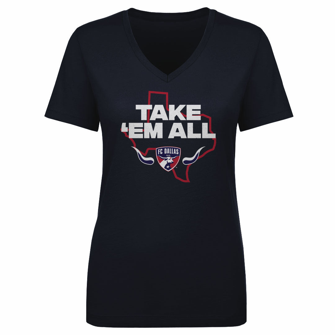 FC Dallas Women's V-Neck T-Shirt | 500 LEVEL