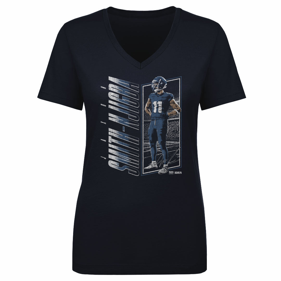 Jaxon Smith-Njigba Women's V-Neck T-Shirt | 500 LEVEL