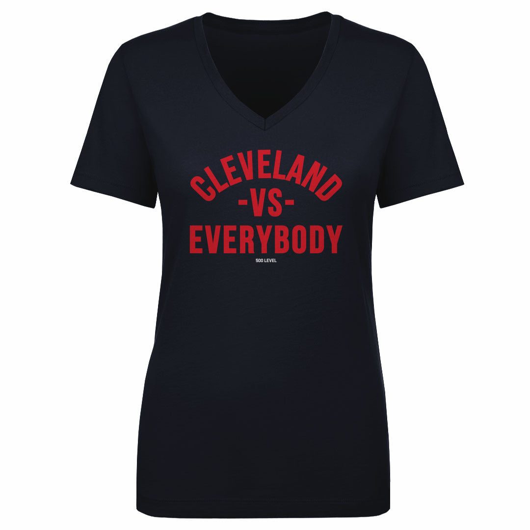 Cleveland Baseball Women's V-Neck T-Shirt | 500 LEVEL