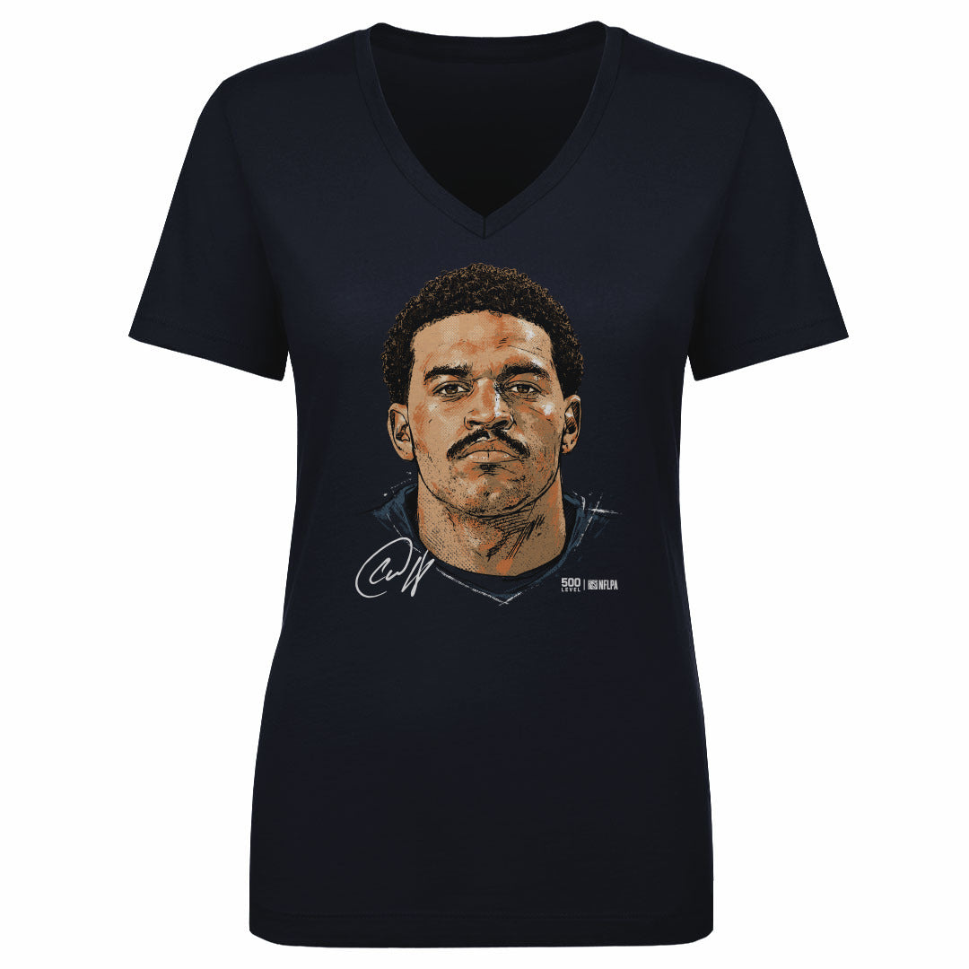 Caleb Williams Women's V-Neck T-Shirt | 500 LEVEL