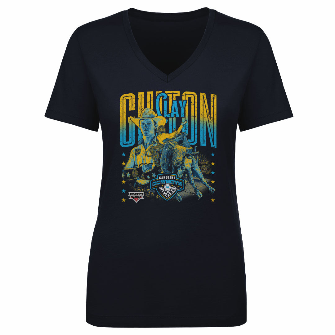 Clay Guiton Women's V-Neck T-Shirt | 500 LEVEL