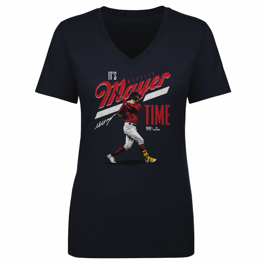 Marcelo Mayer Women's V-Neck T-Shirt | 500 LEVEL