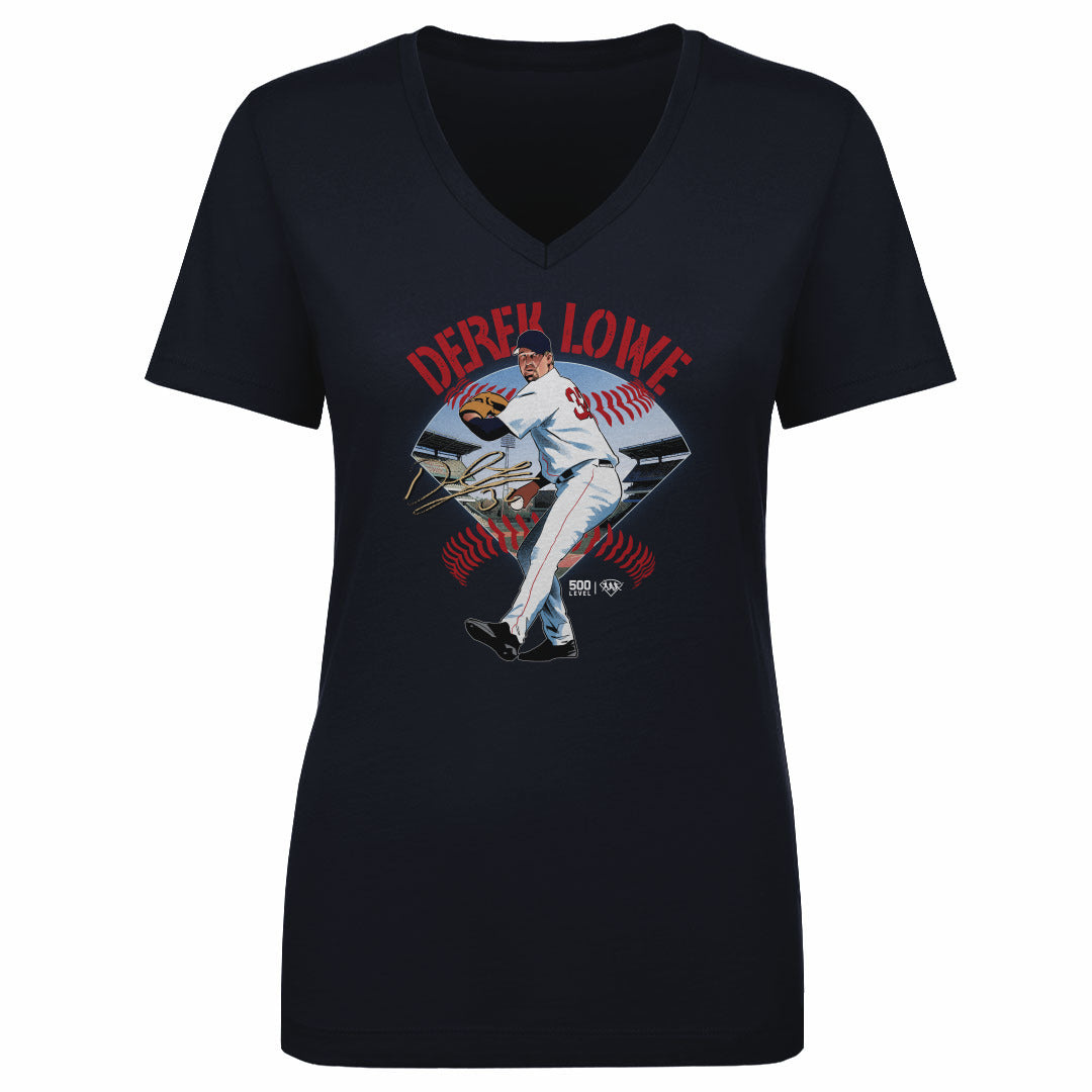 Derek Lowe Women's V-Neck T-Shirt | 500 LEVEL