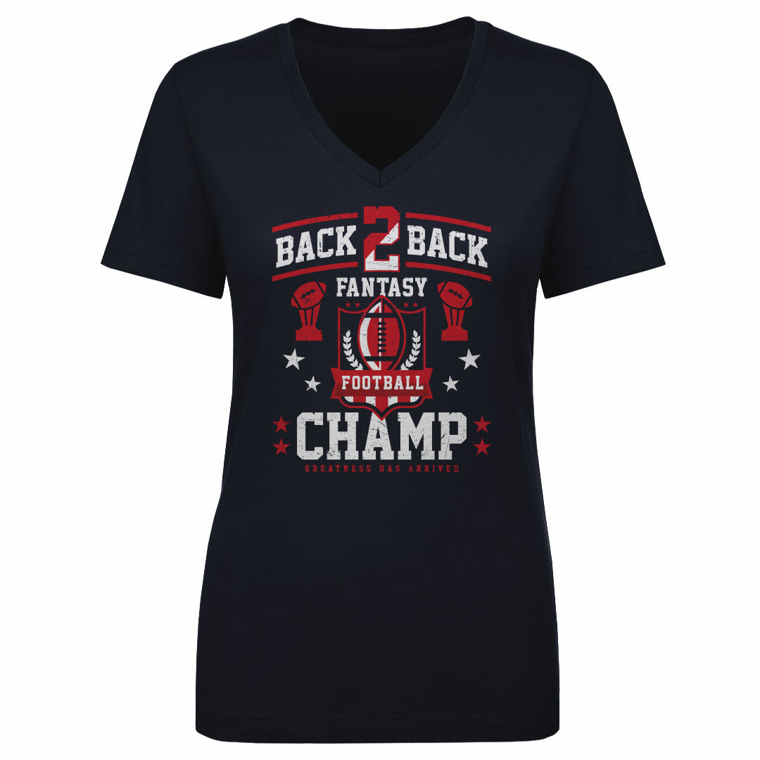 Fantasy Football Women's V-Neck T-Shirt | 500 LEVEL