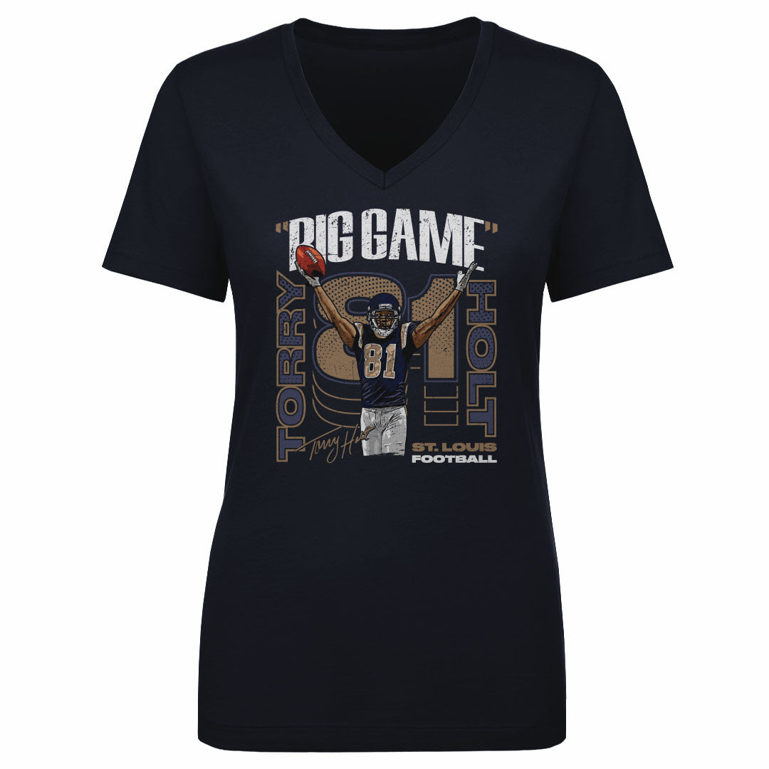 Torry Holt Women's V-Neck T-Shirt | 500 LEVEL