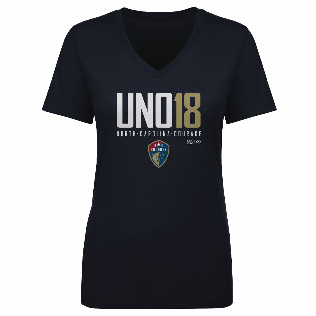 Uno Shiragaki Women's V-Neck T-Shirt | 500 LEVEL